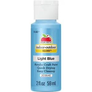 Gloss Acrylic Paint in Assorted Colors (2-Ounce), 20364 Light Blue