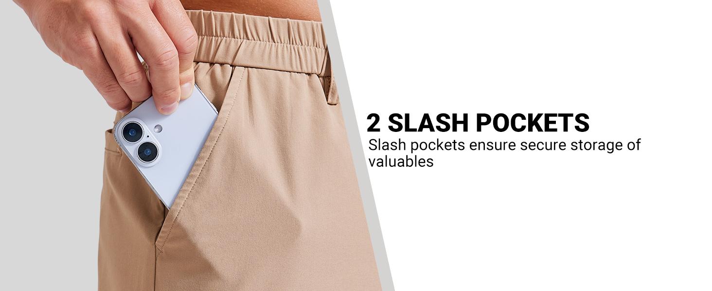 COOFANDY Men's Casual Golf Shorts 9" Lightweight Stretch Quick-Dry Shorts for Hiking Work with 4 Pockets COOFANDY Men's Casual Golf Shorts 9" Lightweight Stretch Quick-Dry Shorts for Hiking Work with 4 Pockets