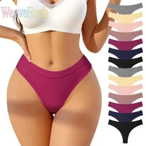 2026 Trendy 7/14 Pack Women’s Seamless Cotton Thong Underwear, Low Rise Breathable Bikini Panties with Soft Stretch Fabric, Quick Dry Moisture Wicking Comfortable Fit, Minimalist Everyday Lingerie for Daily Wear, Workout, Yoga & Casual All-Day Comfort,sum