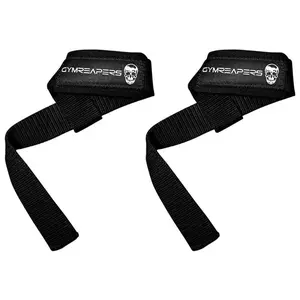 Gymreapers Lifting Wrist Straps for Weightlifting, Bodybuilding, Powerlifting, Strength Training, & Deadlifts - Padded Neoprene with 18 inch Cotton