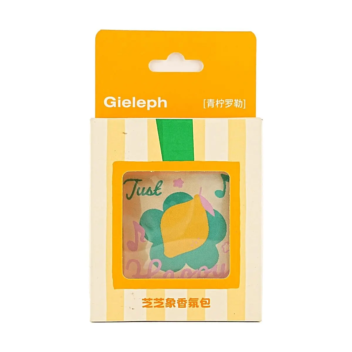 Gieleph LETO Plant-Based Lime Basil Scented Sachets - Long-Lasting Fragrance, Odor Control, Fresh for Hanging Closets, Car Interiors