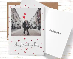 Personalized Photo Valentine's Day Card: Custom Love Card
