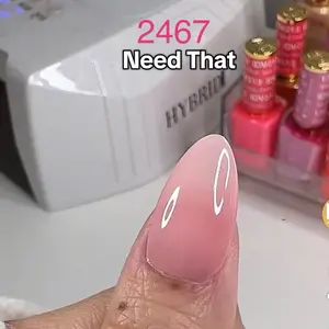 DND DC 2467 Need That Gel and Lacquer Duo nail care nail art sheer nude gel color