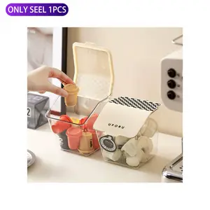 uforu onion, ginger, and garlic storage basket, kitchen spice hanging basket, no-drill wall hanging, with lid, waterproof onion, ginger, and garlic storage box