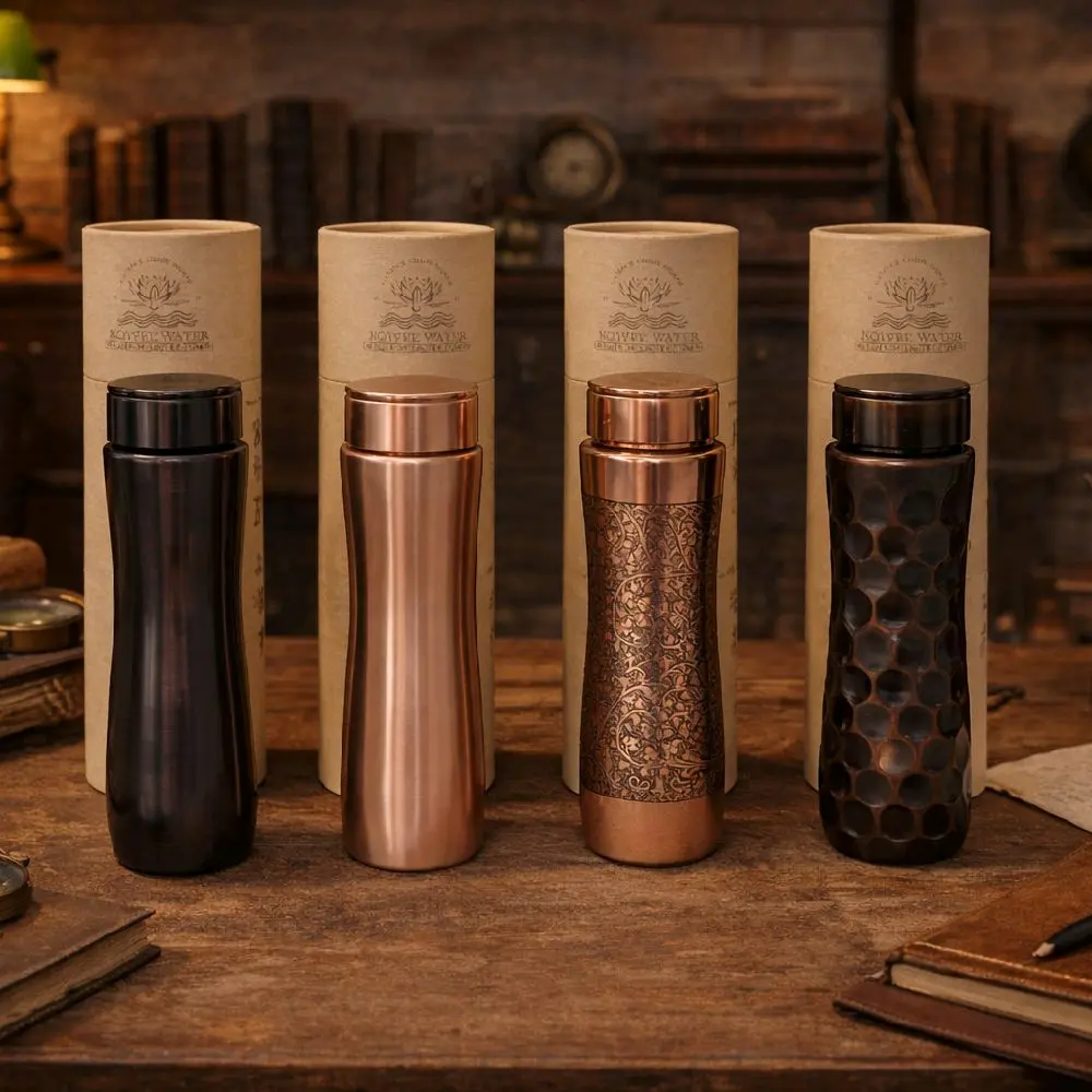100% Copper Water Bottles