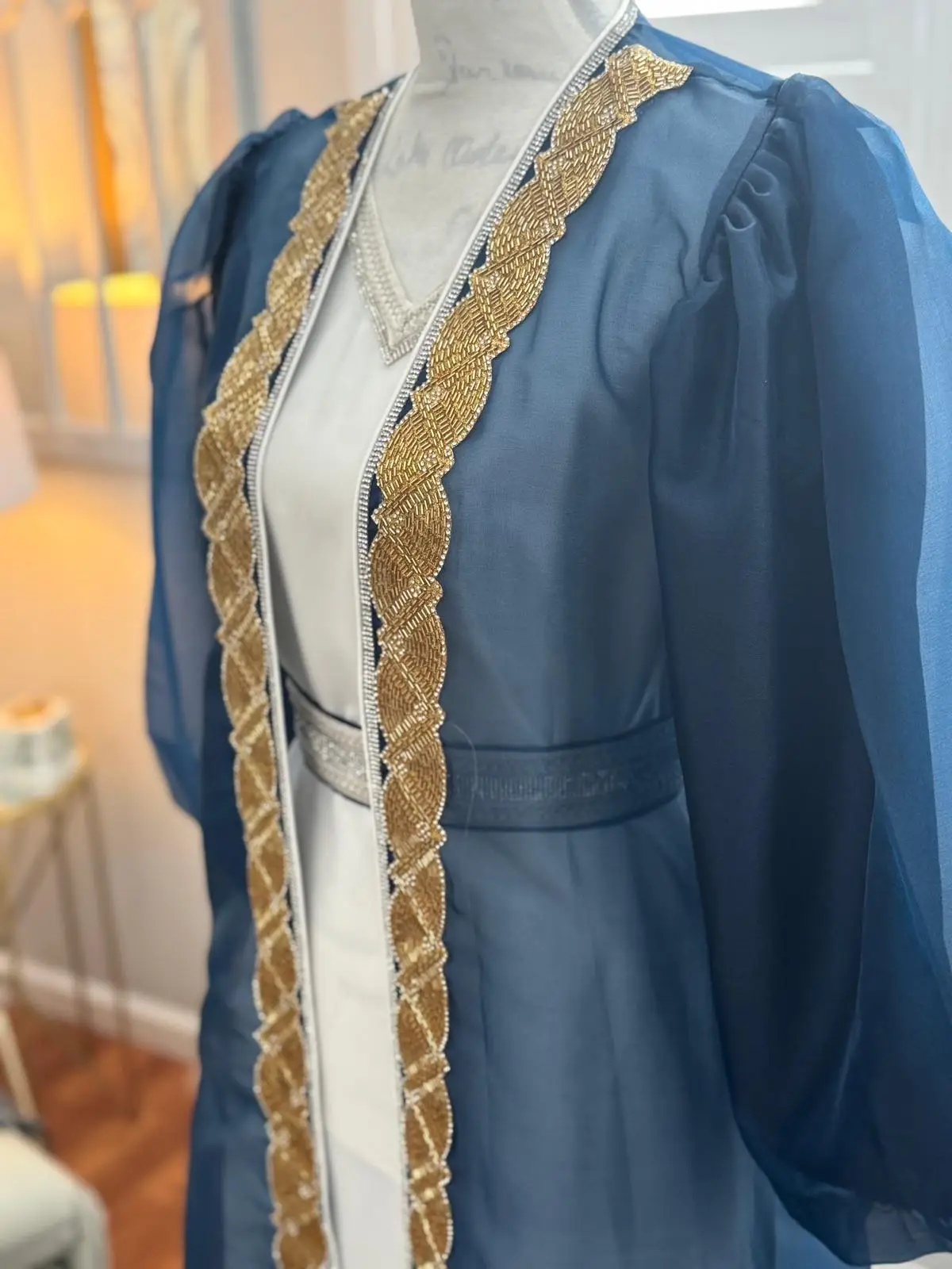 Shireen Kuftan - Traditional Women's Kuftan, Embrodiered - Caftan