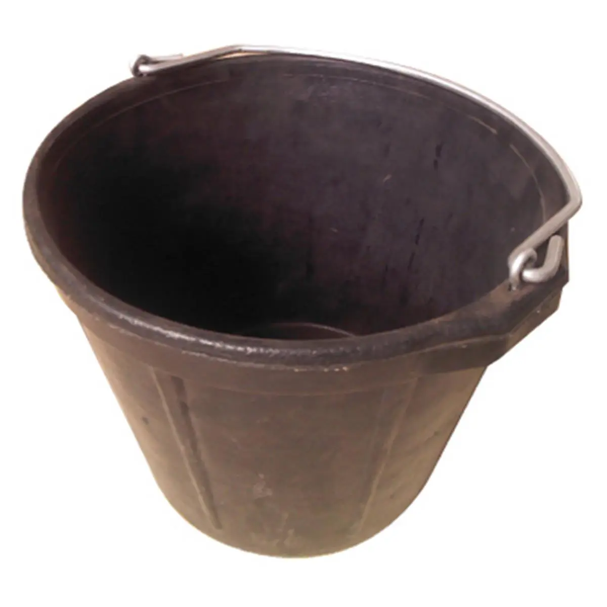 212 MAIN Master Rancher MR8QR-BUCK-BLK Heavy Duty Heavy Rubber Bucket, 8 Qt Capacity, 11x11x8.5" Dimensions