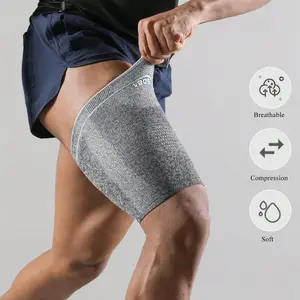1PC 3D Knitted Compression Thigh Sleeve – Breathable Sports Support For Running, Gym & Daily Use For Women Men Gym Accessories Softball Gift