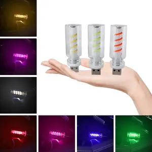 Car USB Night Light Touch Dimmable USB Powered LED Filament Lamp Portable Lighting Touch to light up Decorative Atmosphere Light for Car Bedroom USB Powered Lights