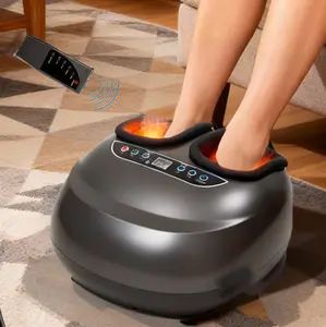 Smart 3-in-1 Foot Massager with Remote Control - Combines Kneading, Compression & Effective Heat for Significant Pain Reduction, Ideal Gift for Family & Seniors give me  foot  massager  original