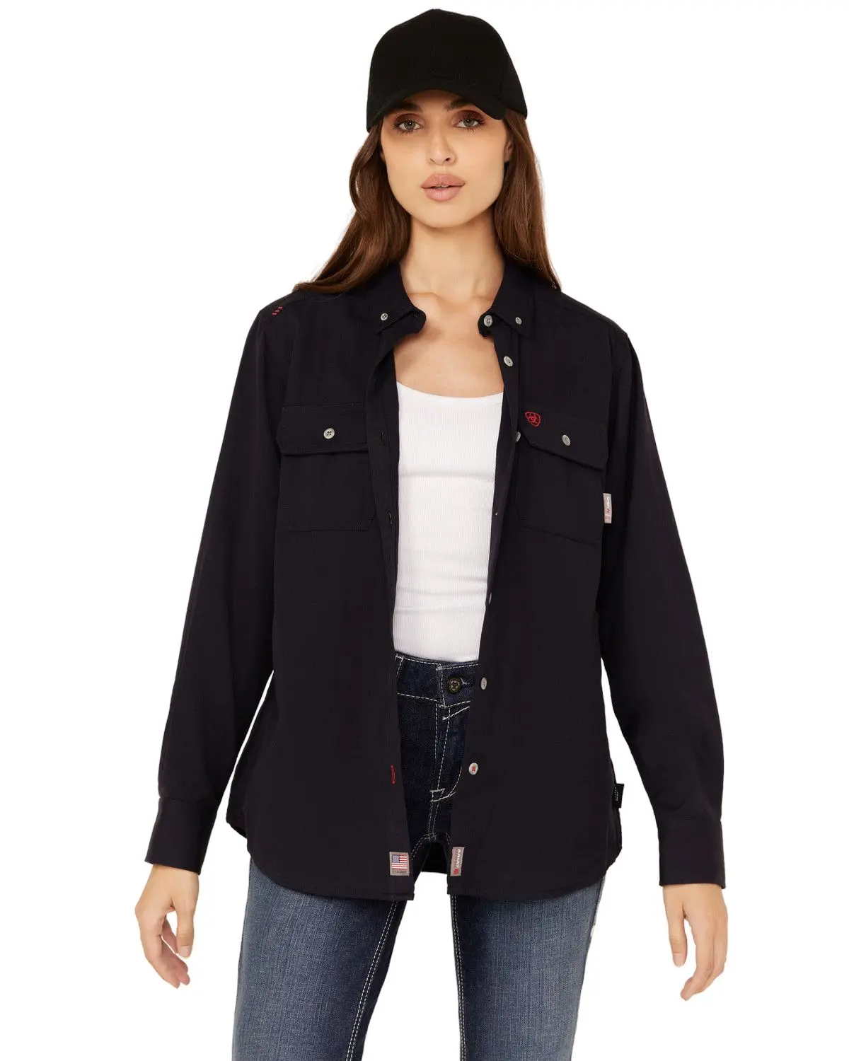 Ariat Women's Women'S Fr Inherent Long Sleeve Button-Down Work Shirt - 10054455