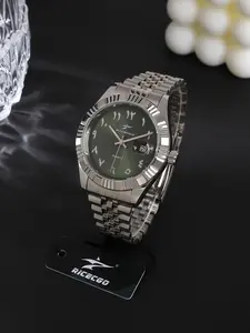 Business Quartz Men's Watch Arabic Numerals Steel Band Calendar Luxury Men's Wristwatch Business Quartz Watches