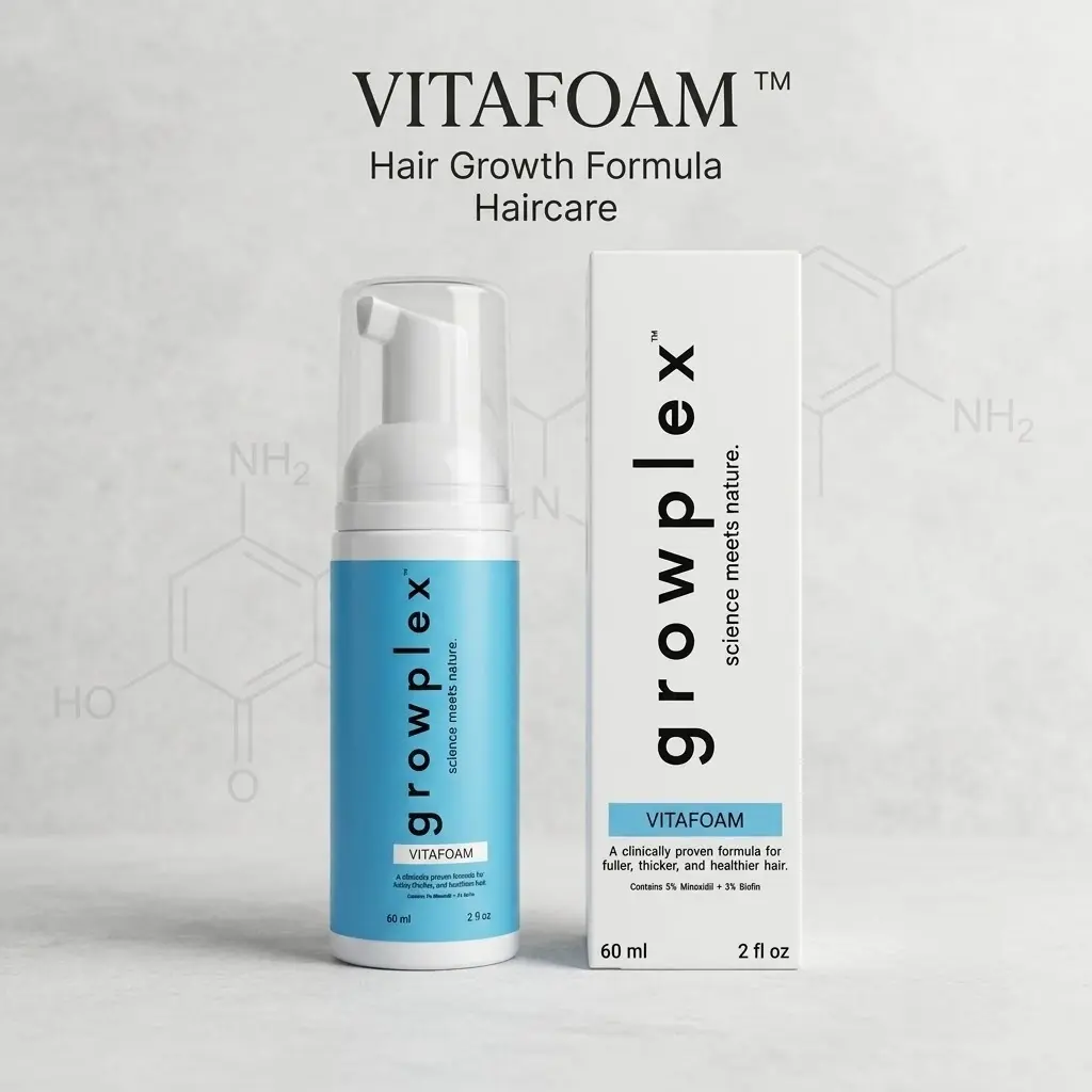 Men's VITAFOAM Hair Growth Formula, Targeted Hair Care Treatment for Beauty & Personal Care