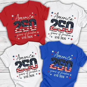 USA 250th Anniversary Shirt, 4th July Tee, USA 250th Anniversary Independence Day Shirts, 4th July 250th Year Shirts