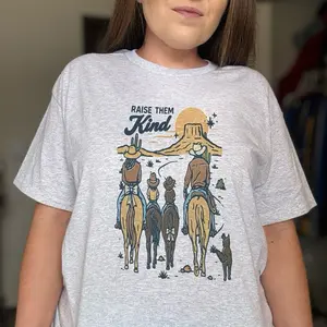 Raise Them Kind Graphic Top