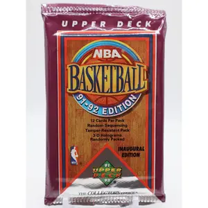 1991-92 Upper Deck Inaugural NBA Basketball Pack (12 Cards)