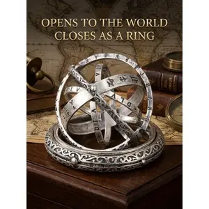 The Celestial Accord – Transformable Astronomical Ball Ring & Necklace Set