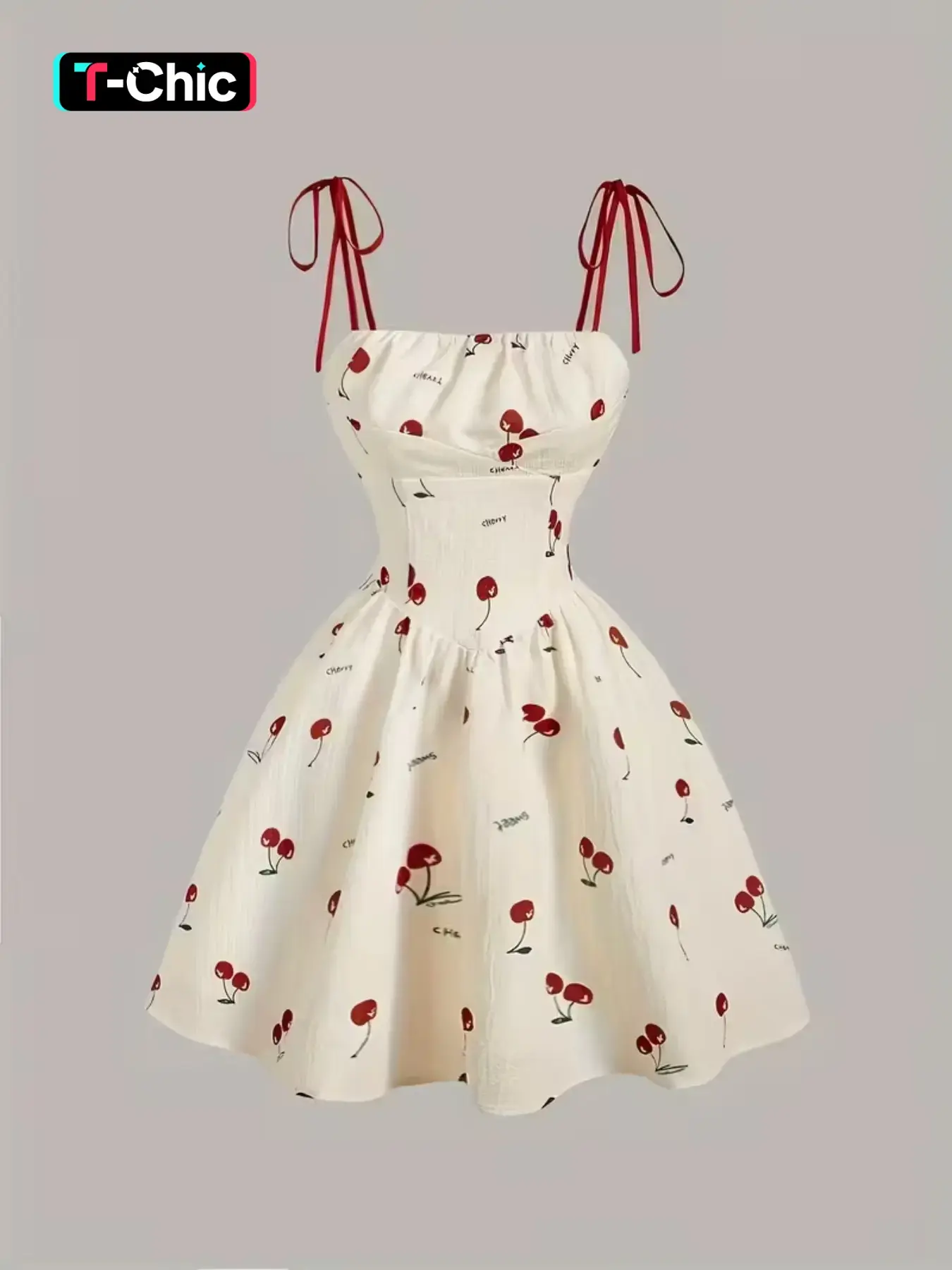 ハーリップトゥCHERRY DRESS cherry dress outfit - TikTok Shop