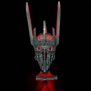LED Lighting Kit Led Illumination Easy Installation Compatible with Lego 11373 Sauron Helmet Building Blocks(model Blocks Not Included)