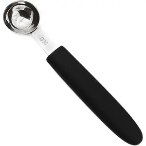 Stainless Steel Fruit Melon Baller Spoon Cutter Heavy Duty Design Ice Cream Scooper Cookie Scoop with Comfortable Grip Handle