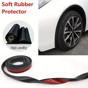 1-Piece PVC Wheel Arch Protector | Scratch-Resistant, Durable Plastic, Full Adhesive Installation | All Car Models Wheel Protection | Wheel Arch Protector (Protège-Couronne de Roue en PVC)