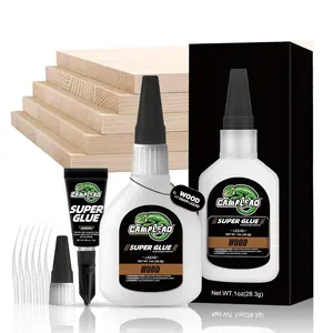 Hardware supplies Wood Super CA Glue 1oz +1g Kit, Professional Clear Glue for Woodworking & Woodturning, Industrial Strength Instant Cyanoacrylate Adhesive for Stabilizing Crack, CA Finish, Spalted Wood, Gap-Filling