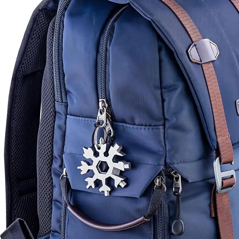 Viral 18-in-1 Snowflake Multi-tool Stainless Steel Portable Wrench All-in-One Screwdriver & Bottle Opener Must-Have Survival Gadget for Outdoor Activities Viral 18-in-1 Snowflake Multi-tool Stainless Steel Portable Wrench All-in-One Screwdriver & Bottle Opener Must-Have Survival Gadget for Outdoor Activities