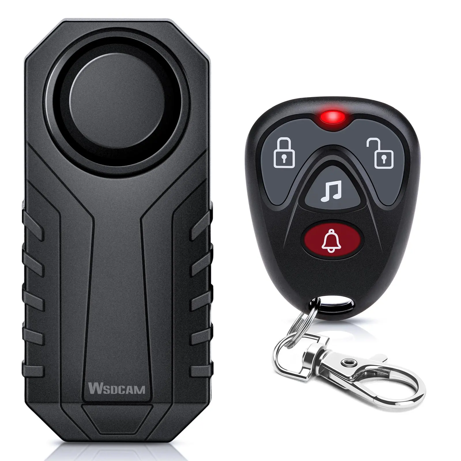 Waterproof ABS Universal Bike Alarm with Remote Wireless, 110dB Anti Theft Motorcycle Scooter Bicycle Security Alarm, Bicycle Vehicle Protection Alarm System, Vehicle Alarm Horn