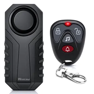 Waterproof Bike Alarm with Remote Wireless, 110dB Anti Theft Motorcycle Scooter Bicycle Security Alarm, Bicycle Vehicle Protection Alarm System