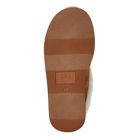 Joy Mangano Joy Glamorous Cozy Slippers w/Orthotic Insole Best Gift Ever!