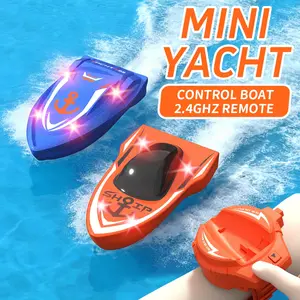 Wireless Mini Watch Remote Control Boat, 2.4g Long Lasting, Stunt Flip Speedboat Electric Toy, Kids Gravity Watch Induction, Water Racing