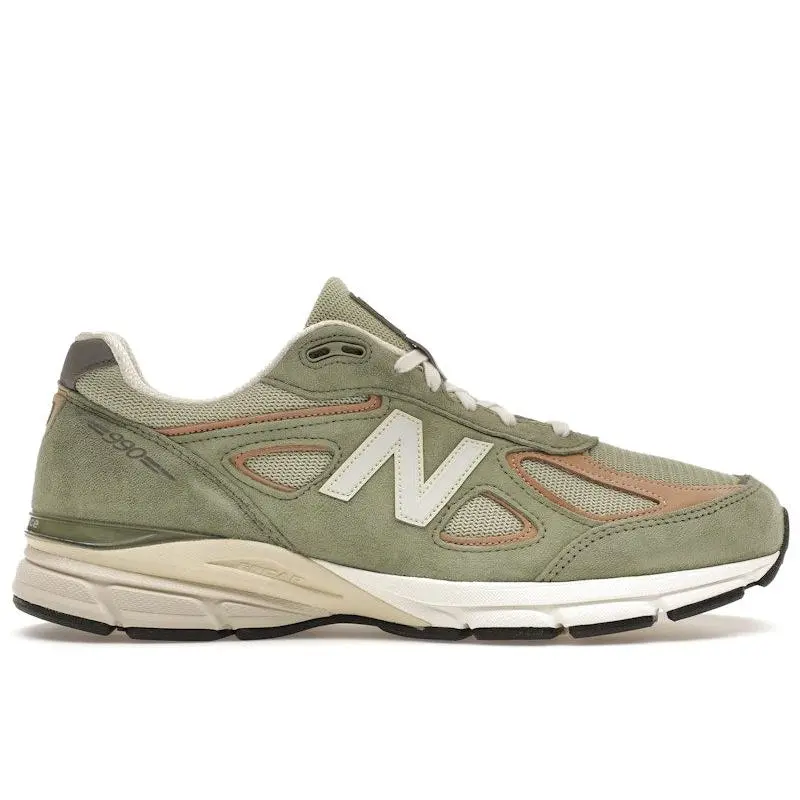 New Balance Men's 990v4 MiUSA Teddy Santis Olive Incense, from StockX