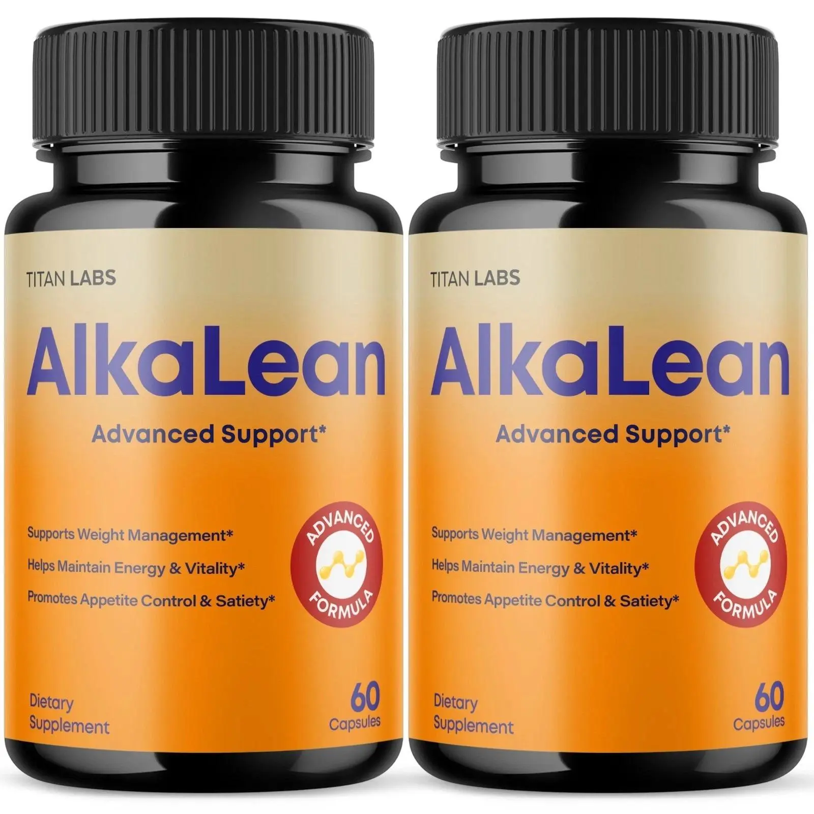 (2 Packs) Alkalean Vitamin Dietary Supplement - Advanced Energy Support, Brain Health Support, Metabolism Boost, Daily Wellness Nutritional Formula (120 Caps), Two Packs, Botanical Extracts