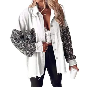 Women's Button Down Patchwork Long Sleeve Shirt Spring Autumn Top Casual Streetwear for Daily Weekend polyester 70s toy chica outfit bandit tops tunics hallie of the night target holiday collection spandex x crop top Loose natalie reading girls shirt