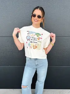 No Place Like Home Baseball Graphic Tee