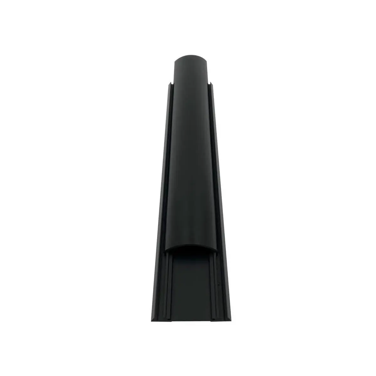 212 MAIN Premium 60 In.. Cable Shield Floor Cord Cover, Black, 0.375 h x 0.875 w in, 2 lbs., Adhesive, Easy Snap-In Lid, Indoor Electrical Cord Protection
