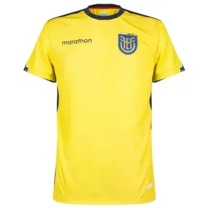 Marathon Ecuador Home Jersey 22/23, Men’s Soccer Football Shirt, Ecuador National Team Kit, Authentic Match Day Jersey