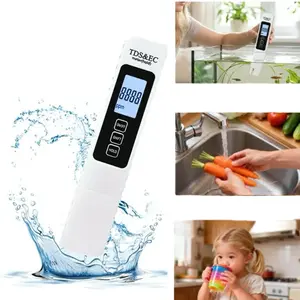 4-in-1 Digital TDS Meter – Water Quality Tester for TDS, EC & Temperature (°C/°F), 0–9990 ppm, Suitable for Household Water, Reverse Osmosis Systems, Aquariums & Swimming Pools, Durable Water Quality Testing Tool
