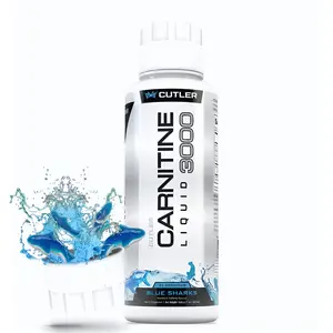 Cutler Nutrition Carnitine Liquid 3000 Blue Sharks Flavor | Liquid Sport Energy Drink | Ready-to-Drink Fitness Beverage | US Edition