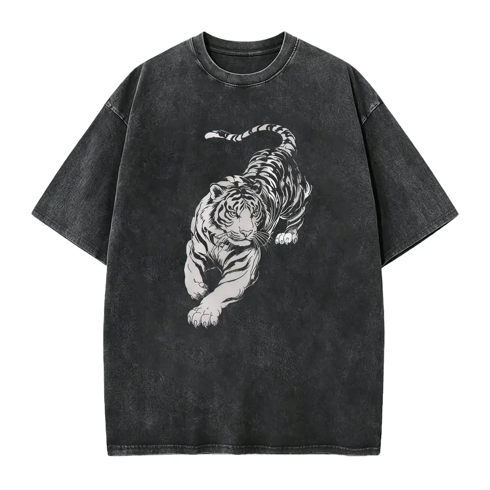 Vintage Tiger Tank Top Tanks Cotton Men Women Tanktop, Wildlife Retro Tank tops, Tiger Lover Gift, Wild Animal Camping Outfit