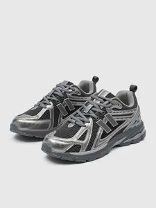 Men's Breathable Mesh Sneakers, Casual Low Top Lace Up Shoes, Trendy Walking Sneakers, Breathable Mesh Non-Slip Wear-Resistant Thick Sole Casual Dad Shoes For Men Women, Street Fashion Daily Commute Walking Gym All-Day Comfort Fashion Athletic Footwear