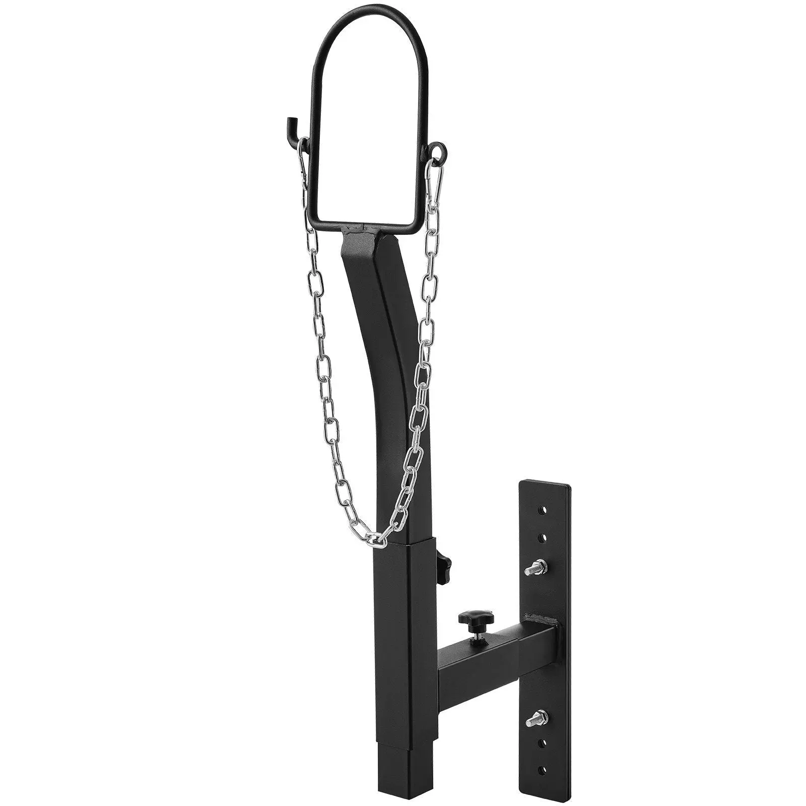 Livestock Trimming Stand, Goat & Sheep Stand 9.37-12.8 inch Adjustable Height 0-5.4 inch Width, Metal Goat Milking and Shearing Stand Attachment Nose Loop Headpiece, Black