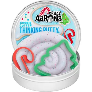 Thinking Putty® - Cookie Cutter - Cookie Cutters Sensory Putty for Kids and Grown ups in a 4" Tin - Creative and Endless Fun, Stress Relief Therapy Toys, Never Dries Out - Made in USA
