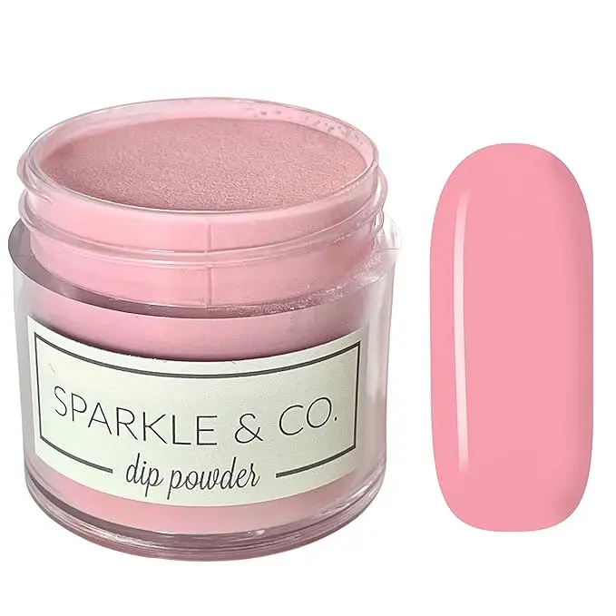Sparkle & Co dp.10 Mauve-lous Mauve Pink Mini Dip Powder For Nails - 1 Jar Lasts 5-7 Manis