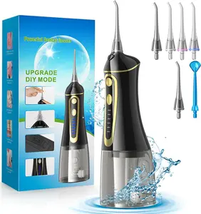 Portable Cordless Water Flosser - Rechargeable Oral Irrigator w/ 320ML Tank & IPX7 Waterproof for Teeth Cleaning
