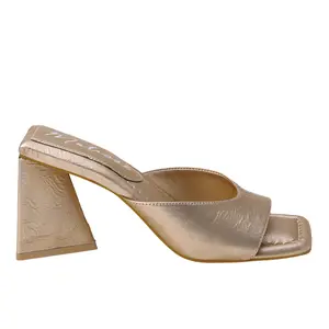 BEACH by Matisse Womens Regan Block Pumps Dress Casual High Heel 3" & Up - Gold