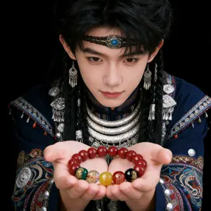 Cinnabar Five Way Wealth Gods Luck Bracelet | Attracts Wealth from All Directions, Noble Support, Luck Transformation#CinnabarBracelet #FiveGodsOfWealth #FengShuiJewelry #ChineseLuckCharm #FiveElementsBracelet