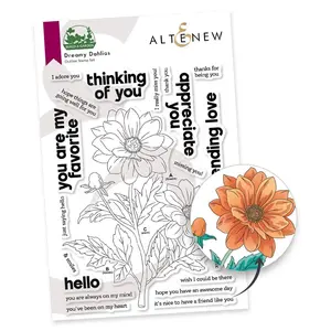 Build-A-Garden: Dreamy Dahlias Stamp Set