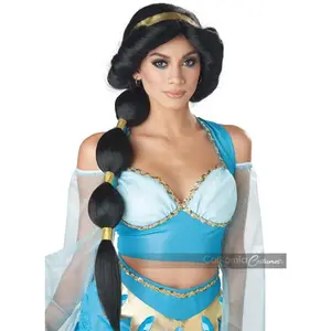 Princess Jasmine Wig - Black - Costume Accessory - Women Teen