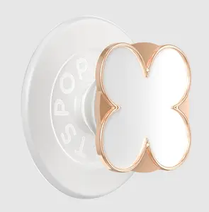 popsockets Enamel Clover Rose Gold MagSafe PopGrip